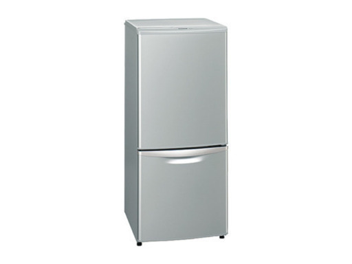 【受付終了】Panasonic パーソナル冷蔵庫 NR-B142J シルバー　135L