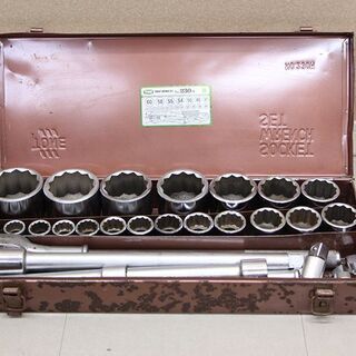 TONE ソケット レンチ セット NO.230M 工具 SOCKET WRENCH SET トネ(HD823rwxY)