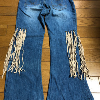 140cm  デニムパンツ　今では見ない‼︎の画像