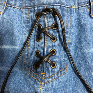 140cm  デニムパンツ　今では見ない‼︎の画像