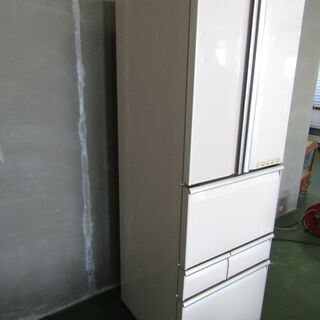 【交渉中】N1589・日立 ノンフロン フレンチドア 冷凍冷蔵庫 395L 2005年製 観音開き R-SF40TPAM シルバー 家電の画像