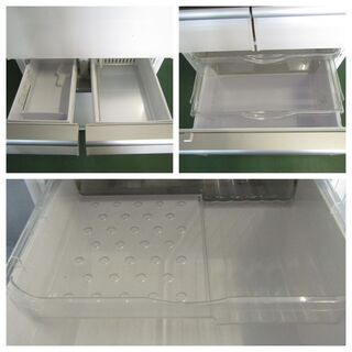 【交渉中】N1589・日立 ノンフロン フレンチドア 冷凍冷蔵庫 395L 2005年製 観音開き R-SF40TPAM シルバー 家電の画像