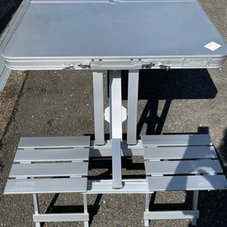 Colemanテーブル バーベキュー中古用品(BBQ) アウトドア用品