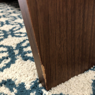 東馬製 センターテーブル 1050×500×350mm  天板ガラス(乗せるタイプ)の画像