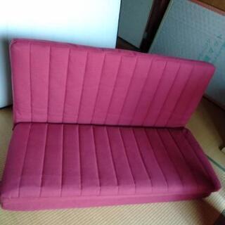 モダンデコ　ソファーベッド　二人掛けの画像