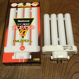 暖色)パナソニック ツイン2パラレル 【品番】FML27EX-L 電球色の画像