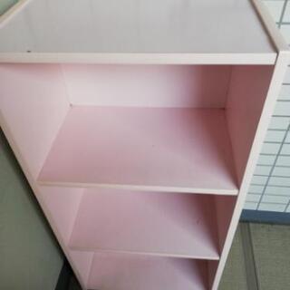 3段BOX ピンク