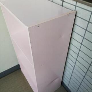 3段BOX ピンクの画像