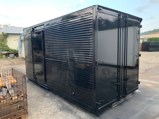 No.404 アルミバン 3ｔ 車 アルミ箱 バイク倉庫 トラックコンテナ コメ保管庫 物置 DIY