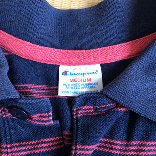 ポロシャツ👕champion Mサイズ　着丈66cm   身幅46cmの画像