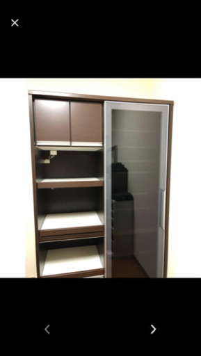 売れました　ニトリ　食器棚　120サイズ　モダン