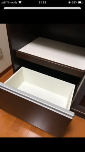 売れました　ニトリ　食器棚　120サイズ　モダン