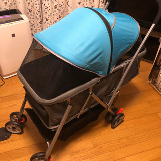 【美品】ペットカート ドッグバギー 多頭飼い