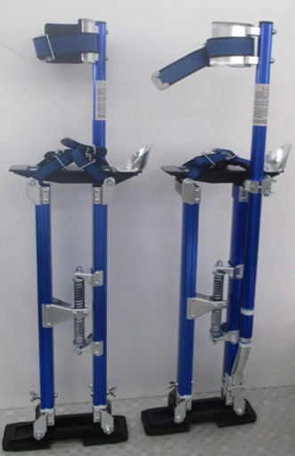 竹馬 Drywall Stilts 24~40インチアルミニウムツール ブルー