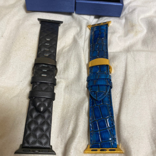 2本セット Apple Watch Series 4 5 6 SE CZジルコニア ゴールド キュービックジルコニア 本体なし アップ