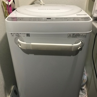 最終値☆【美品/2年未満使用】シャープ全自動電気洗濯機（ES-GE6B-W）（目黒・品川・世田谷・大田区エリア） 最終値☆【美品/2年未満使用】シャープ全自動電気洗濯機（ES