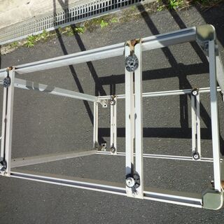 エアコン架台 ２台用★オーケースカイ　キーパー オールアルミ製の画像
