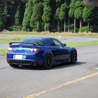 無事故・禁煙 レブリミット10000rpm！ワイド公認 後期 マツダ・RX-8 TypeRSベース ジムカーナ仕様 補修用の予備部品もまとめての画像