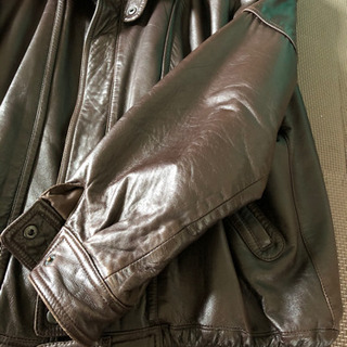 革　革ジャン　partina tokyo furの画像