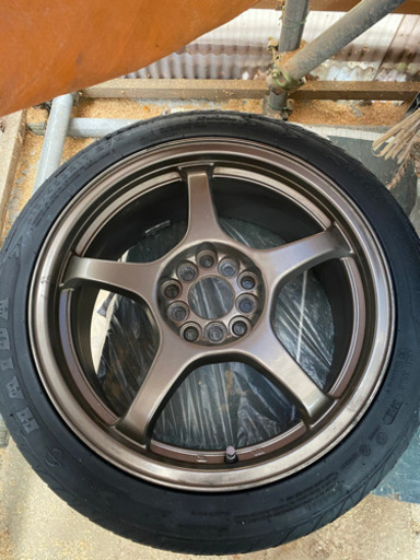 シュナイダー17インチ5本スポーク　ホイールタイヤセット