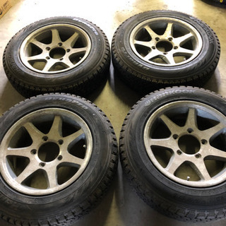 ジムニー スタッドレスタイヤホイール ４本175/80R16 J...