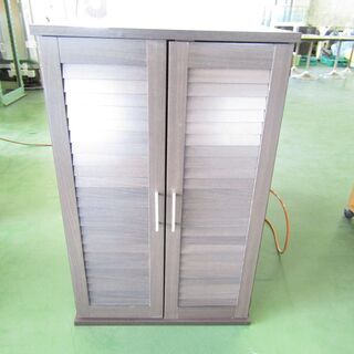 Z1718・組み立て式 5段 シューズボックス 下駄箱 ブラウン...