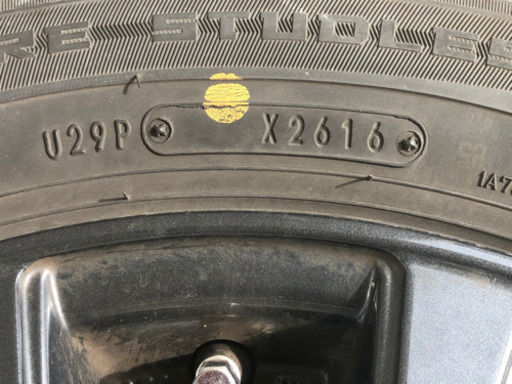 【商談中】お値下げお買い得！Z11日産キューブで使用のスタッドレス&サマータイヤ4本ホイール付きセット