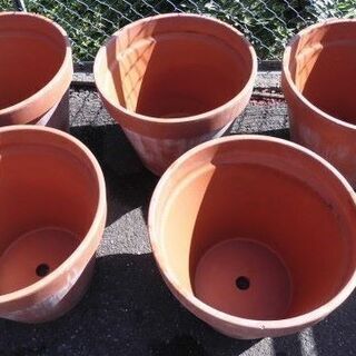 ★USED/引き取り限定★植木鉢 陶器鉢 園芸 家庭菜園 花 植...