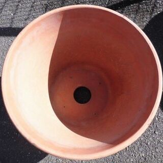 ★USED/引き取り限定★陶器鉢15号(46cm) 園芸 家庭菜...