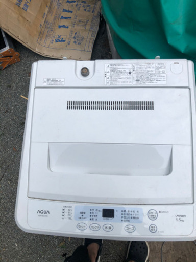 値下げ　ハイアール　アクア　2012年製　4.5キロ