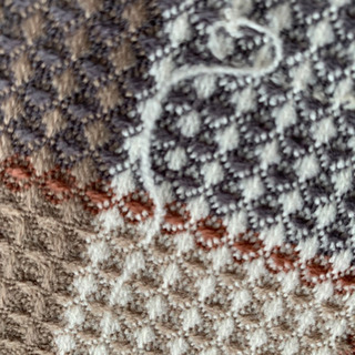 ブランケット 茶系の画像