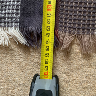 ブランケット 茶系の画像