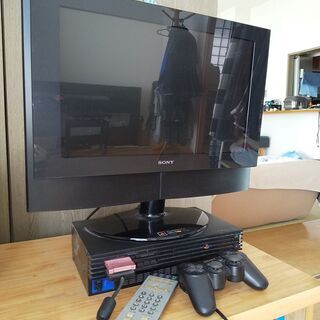 Sony17型液晶TV＆PS2をタダで。受け渡し予定済。