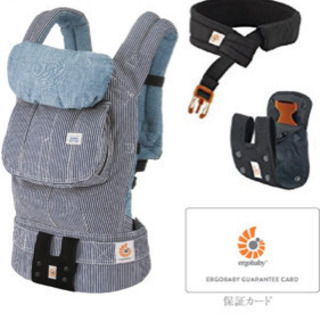 新品未使用 エルゴ 抱っこ紐 Lee ヒッコリーストライプデニム