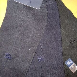 新品　BURBERRY バーバリー ３足セット コットン　ビジネスソックスの画像