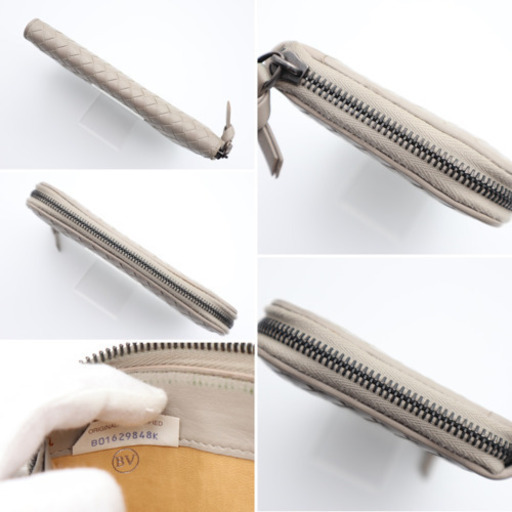 《BOTTEGA VENETA/イントレチャート ラウンドファスナー》ABランク