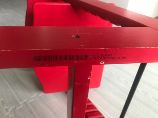 ストッケ　トリップトラップ　中古　レッド