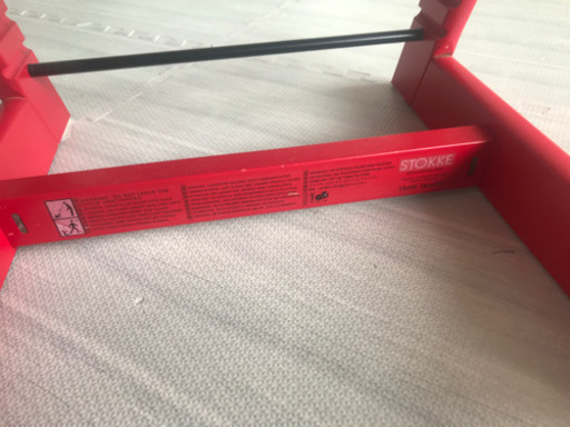 ストッケ　トリップトラップ　中古　レッド