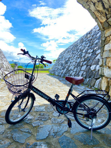 折りたたみ自転車ミニベロ　★ワイヤー錠ダイヤル式付き＋小型空気入れ付き