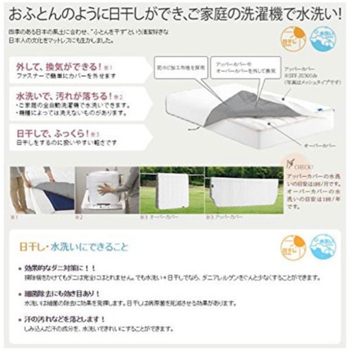 【美品】Asleep ダブルマットレス　定価17万円