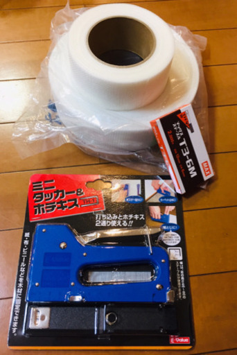 漆喰 道具 コテ マスカー タッカー  養生テープ マスキングテープ