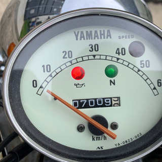 ヤマハ YB-1 シルバー 実働 フルオリジナル 走行7000㎞ 新品タイヤ 自賠責令和5年4月までの画像