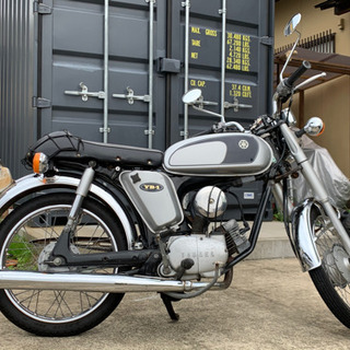 ヤマハ YB-1 シルバー 実働 フルオリジナル 走行7000㎞ 新品タイヤ 自賠責令和5年4月までの画像