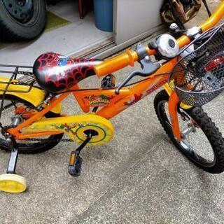 子供用自転車 補助輪付き
