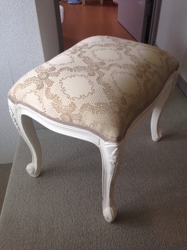 おしゃれ 猫足 スツール 椅子 チェア  姫系 ロココ調