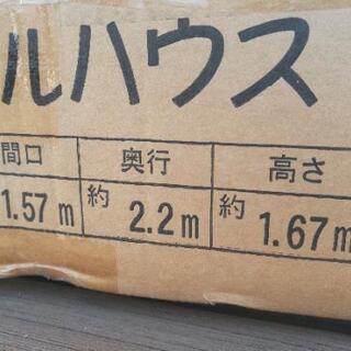 自転車3台用　サイクルハウス　車庫　テント　新品の画像