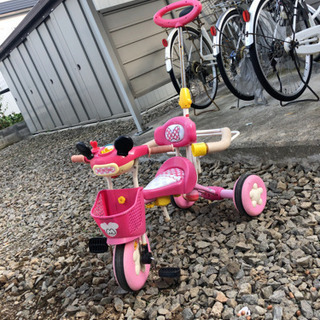 ミニーマウス 三輪車