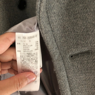 【超美品】元値￥36000  ウール72％   Pコート　Sサイズ　の画像