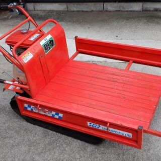 クローラー運搬車（ゴムキャタピラー）　SC-156DC 手動ダンプ式