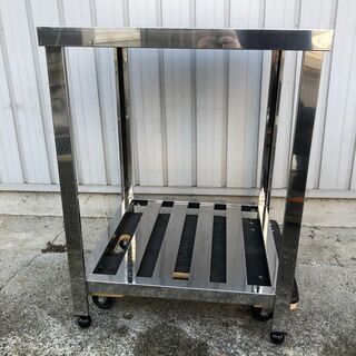 【AZUMA】 アズマ ステンレス 業務用 作業台 ワークテーブル 調理台 厨房用品 飲食店 店舗 600×800×600 ①の画像